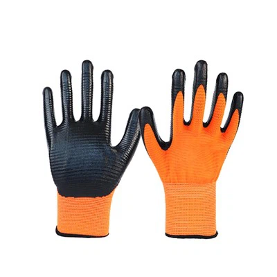 13 игл Оранжевый ребристый Полиэстер Черный Нитрил